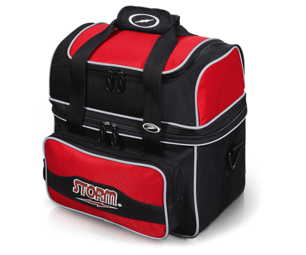 Storm 1-Ball Flip Tote black/red